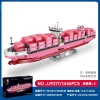 Mô hình tàu container màu hồng lắp ghép - Đồ chơi chở hàng, giảm còn 1.49 triệu 6