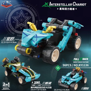 Mô hình xe đua kéo lùi 5 dạng - Bộ lắp ráp trẻ em, quà sinh nhật, chỉ 180.603₫