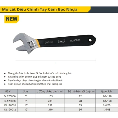 Mỏ Lết Đa Năng MONQIQI 8 Inch Thép Chống Ăn Mòn - Tiện Dụng Sửa Chữa 8 Mỏ Lết Đa Năng MONQIQI 8 Inch Thép Chống Ăn Mòn - Tiện Dụng Sửa Chữa 8