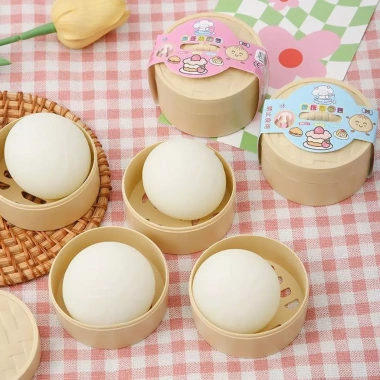 Mô Phỏng Bánh Bao Squishy - Máy Hấp Thực Phẩm, Đồ Chơi Bột Mềm Bóng Giảm Stress 3 Mô Phỏng Bánh Bao Squishy - Máy Hấp Thực Phẩm, Đồ Chơi Bột Mềm Bóng Giảm Stress 3