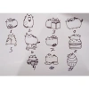 Móc chìa khóa Pusheen Cat đáng yêu, thiết kế cute, giảm giá 12.000₫ 2