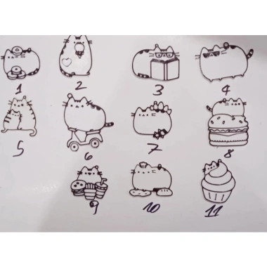Móc chìa khóa Pusheen Cat đáng yêu, thiết kế cute, giảm giá 12.000₫