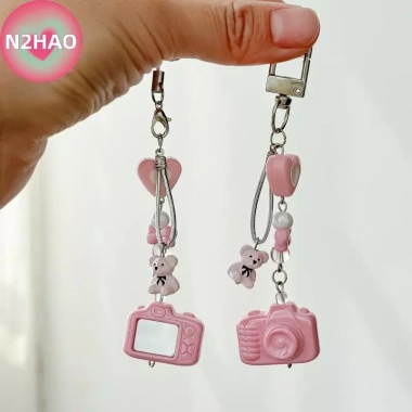 Móc Khóa Camera Gấu N2HAO - Ngọt Ngào, Quyến Rũ, Chống Mất Điện Thoại, Giá 57k