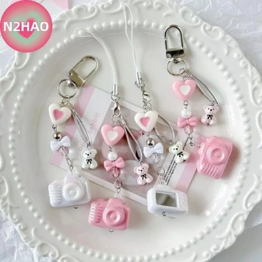 Móc Khóa Camera Gấu N2HAO - Ngọt Ngào, Quyến Rũ, Chống Mất Điện Thoại, Giá 57k
