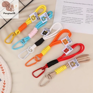 Móc khóa dây đeo cổ tay đầy màu sắc – Chống thất lạc điện thoại, túi quyến rũ, mặt dây chuyền COD