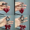 Móc khóa điện thoại đa năng Nơ trái tim đỏ - Phụ kiện thời trang Bapa - Quà tặng mới 2