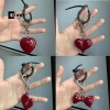 Móc khóa điện thoại đa năng Nơ trái tim đỏ - Phụ kiện thời trang Bapa - Quà tặng mới 3