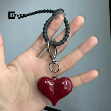 Móc khóa điện thoại đa năng Nơ trái tim đỏ - Phụ kiện thời trang Bapa - Quà tặng mới 6