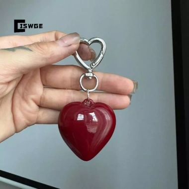 Móc khóa điện thoại đa năng Nơ trái tim đỏ - Phụ kiện thời trang Bapa - Quà tặng mới 8