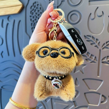 Móc Khóa Kính Bichon Chó Hoạt Hình Sang Trọng - Dễ Thương, Quà Tặng Bé Gái 3 Móc Khóa Kính Bichon Chó Hoạt Hình Sang Trọng - Dễ Thương, Quà Tặng Bé Gái 3