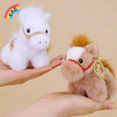 Móc khóa ngựa hoàng đạo Kawaii sang trọng - Túi búp bê nhồi bông, mặt dây chuyền Bapa, quà tặng năm mới VN 86.900 VNĐ 4