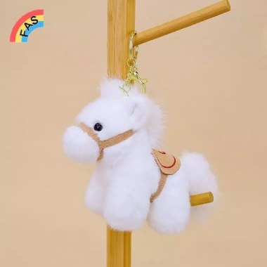 Móc khóa ngựa hoàng đạo Kawaii sang trọng - Túi búp bê nhồi bông, mặt dây chuyền Bapa, quà tặng năm mới VN 86.900 VNĐ 9
