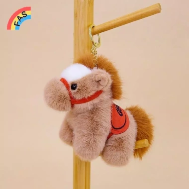 Móc khóa ngựa hoàng đạo Kawaii sang trọng - Túi búp bê nhồi bông, mặt dây chuyền Bapa, quà tặng năm mới VN 86.900 VNĐ 10