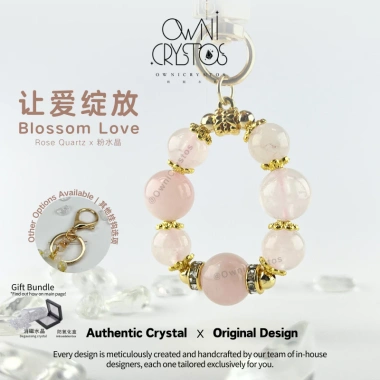 Móc khóa OwniCrystals thạch anh pha lê quyến rũ, quà tình yêu - Giá 499.998đ