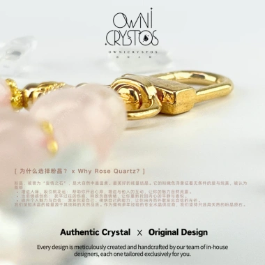 Móc khóa OwniCrystals thạch anh pha lê quyến rũ, quà tình yêu - Giá 499.998đ