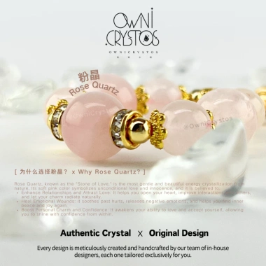 Móc khóa OwniCrystals thạch anh pha lê quyến rũ, quà tình yêu - Giá 499.998đ