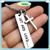 Móc khóa thép không gỉ Faith Cross - Chìa khóa Kitô giáo, Quà tặng, Giá 43.450₫ 9