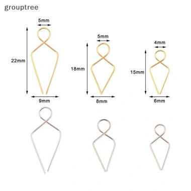 Móc Kim Loại Hạt Thép 100 Cái Grouptree - Kết Nối Đèn Chùm Pha Lê, Chân Chiếu Sáng, Giá Ưu Đãi 93.830₫