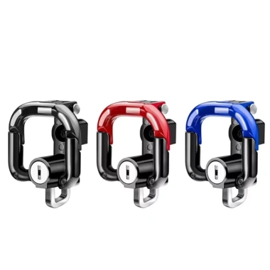 Móc mũ bảo hiểm xe máy DARON - Giá đỡ nhôm hợp kim, khóa 2 phím chống trộm, chỉ 152.900₫