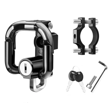 Móc mũ bảo hiểm xe máy DARON - Giá đỡ nhôm hợp kim, khóa 2 phím chống trộm, chỉ 152.900₫