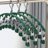 Móc Treo Đồ Lót, Tất, Quần Áo Trẻ Nhỏ 10 Móc Inox Sơn Tĩnh Điện - Khóa Chống Gió, Bền Đẹp, Giá 29.000₫ 9