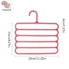 Móc Treo Quần Áo 5 Lớp Giá Đỡ Tủ - Sắp Xếp Bảo Quản Quần, Khăn, Giá Tổ Chức COD 5