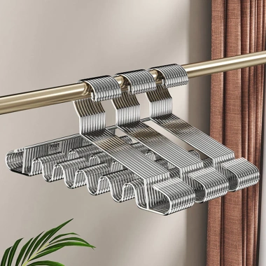 Móc treo quần áo dày công dụng kép ướt khô - Tiện lợi cho gia đình, khách sạn, ký túc xá, trung tâm mua sắm - 66.770 VND