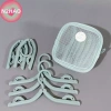 Móc treo quần áo N2HAO 19 chiếc – Chống trơn trượt, gập lại, 12 kẹp, giá phơi, 172.920₫