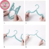 Móc treo quần áo N2HAO 19 chiếc – Chống trơn trượt, gập lại, 12 kẹp, giá phơi, 172.920₫ 3