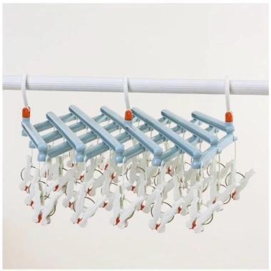 Móc xếp phơi đồ bé tiện lợi, chắc chắn 29 kẹp, giá ưu đãi 128.000₫