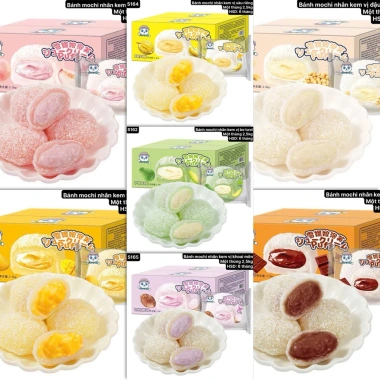 Mochi 1kg 7 vị mới: bơ, xoài, sầu riêng, khoai môn, đậu nành Ngon thơm, chỉ 109.999₫ 10 Mochi 1kg 7 vị mới: bơ, xoài, sầu riêng, khoai môn, đậu nành Ngon thơm, chỉ 109.999₫ 10