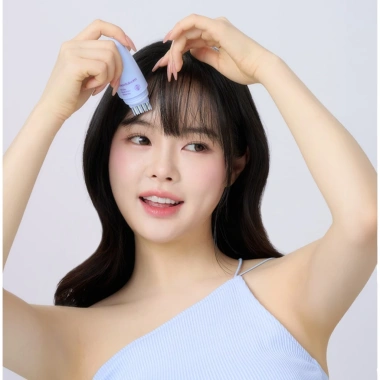 MODUBAM All Day Brush Hair Fixer 7ml Gậy tạo kiểu tóc bangs baby, không phun nước, siêu tím, giữ nếp lâu dài