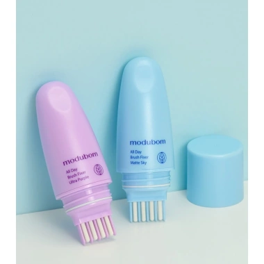MODUBAM All Day Brush Hair Fixer 7ml Gậy tạo kiểu tóc bangs baby, không phun nước, siêu tím, giữ nếp lâu dài