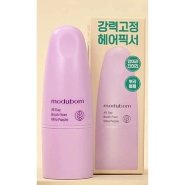 MODUBAM All Day Brush Hair Fixer 7ml Gậy tạo kiểu tóc bangs baby, không phun nước, siêu tím, giữ nếp lâu dài