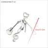 Mới 1/2 Đàn Guitar Ngọt Ngào Dễ Thương – Móc Khóa Dây Xích Charm Ba Lô Trang Trí Quà Tặng Nữ Tính 5