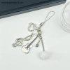 Mới 1/2 Đàn Guitar Ngọt Ngào Dễ Thương – Móc Khóa Dây Xích Charm Ba Lô Trang Trí Quà Tặng Nữ Tính 6