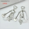 Mới 1/2 Đàn Guitar Ngọt Ngào Dễ Thương – Móc Khóa Dây Xích Charm Ba Lô Trang Trí Quà Tặng Nữ Tính 8