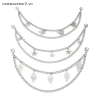 [Mới] Dây đeo nhiều lớp kim loại DIY cá tính – mặt dây chuyền trái tim, ngôi sao, giảm còn 35.800₫ 5