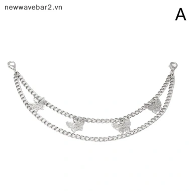 [Mới] Dây đeo nhiều lớp kim loại DIY cá tính – mặt dây chuyền trái tim, ngôi sao, giảm còn 35.800₫ 10