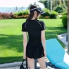 [MỚI NHẤT 2.024] Bộ Đồ Bơi Nữ Tay Ngắn Thể Thao Co Giãn 4 Chiều Chống Nắng - Có Size - Giá Siêu Ưu Đãi 2