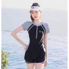 [MỚI NHẤT 2.024] Bộ Đồ Bơi Nữ Tay Ngắn Thể Thao Co Giãn 4 Chiều Chống Nắng - Có Size - Giá Siêu Ưu Đãi 7