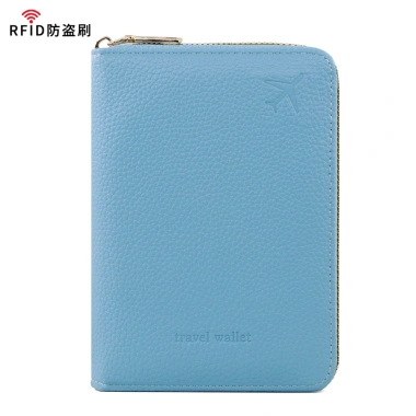 MONICOO Túi Hộ Chiếu RFID Chống Trộm Hoa Văn Lychee –Vé Du Lịch, Thẻ Tài Liệu 219k