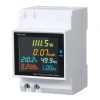 MONQIQI AC Màn Hình 6 Trong 1 KWh Đo Tần Số 110V-220V-380V 100A Hiển Thị Công Suất & PF 10