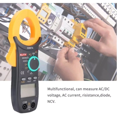 MONQIQI Ampe Kìm Dòng NJTY 3.266TA - Đồng Hồ Đo Điện Vạn Năng Điện Tử Kẹp Dòng, Đo Tụ, Giá 145.000₫ 4
