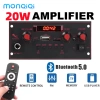 MONQIQI Bảng Mạch Khuếch Đại Âm Thanh 20W DC5V Bluetooth 6.5mm FM Radio TF USB cho Xe Hơi - Giảm Giá 110k