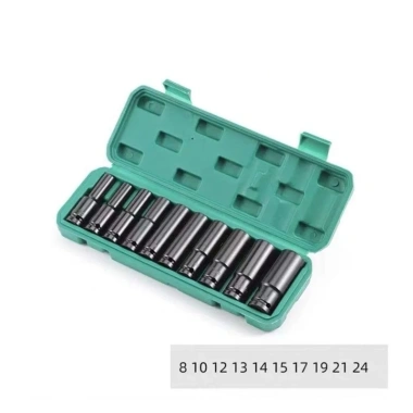 MONQIQI Bộ 10 ổ cắm 1/2 cường độ 8-24 cho bộ siết 1/2 bu lông – Giá 50.000₫ 9 MONQIQI Bộ 10 ổ cắm 1/2 cường độ 8-24 cho bộ siết 1/2 bu lông – Giá 50.000₫ 9