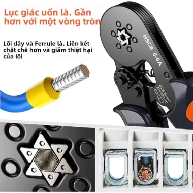 MONQIQI Bộ Kìm Cos Lục Giác 6 Cạnh - Tặng 800 Cos, Kìm Bấm Cos Chắc Chắn