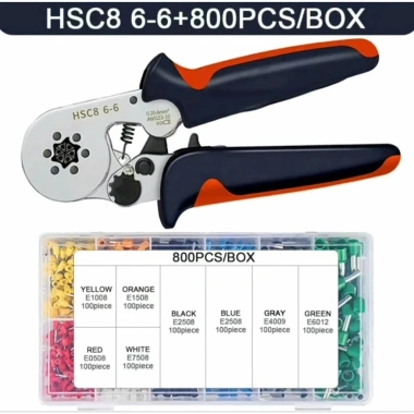 MONQIQI Bộ Kìm Cos Lục Giác 6 Cạnh - Tặng 800 Cos, Kìm Bấm Cos Chắc Chắn