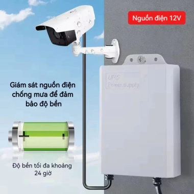 MONQIQI Bộ lưu điện UPS 12V cho Wifi Camera – chạy 6‑12h, nguồn wifi, giá 125k 3