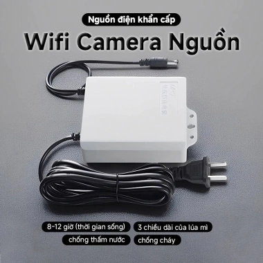 MONQIQI Bộ lưu điện UPS 12V cho Wifi Camera – chạy 6‑12h, nguồn wifi, giá 125k 7